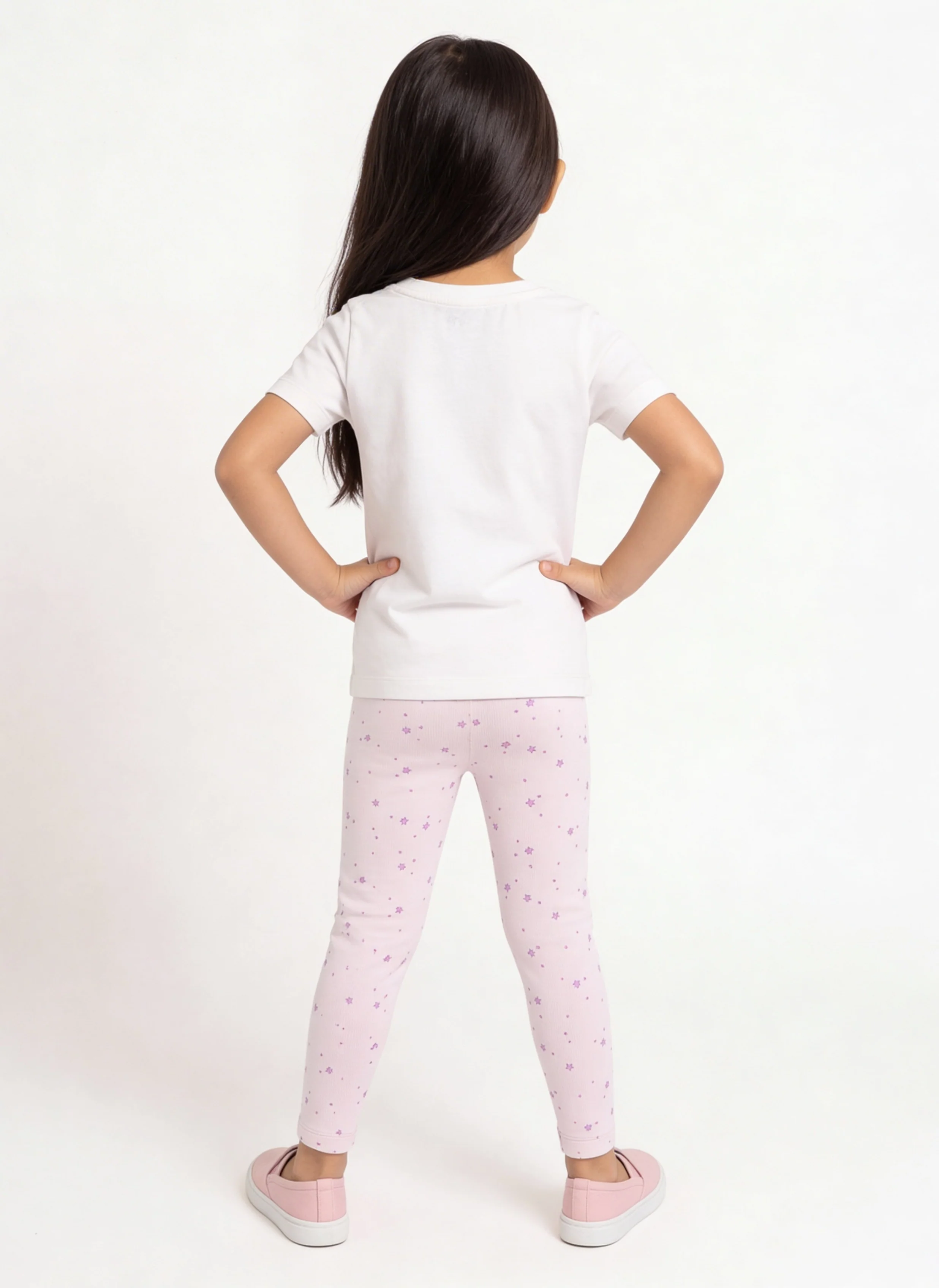 3-Pack HOP Kids Girls Pink Printed Cotton T-Shirts - Exclusive - Image 3
