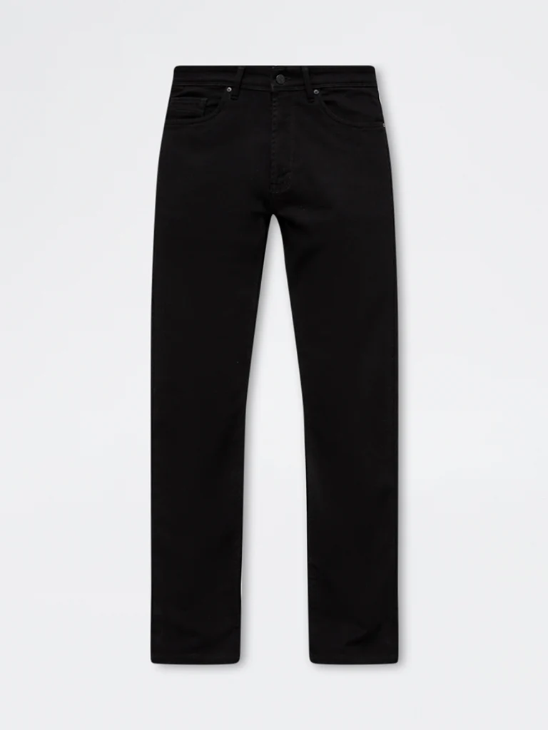 Ascot Black Relaxed-Fit Mid-Rise Jeans - Image 5