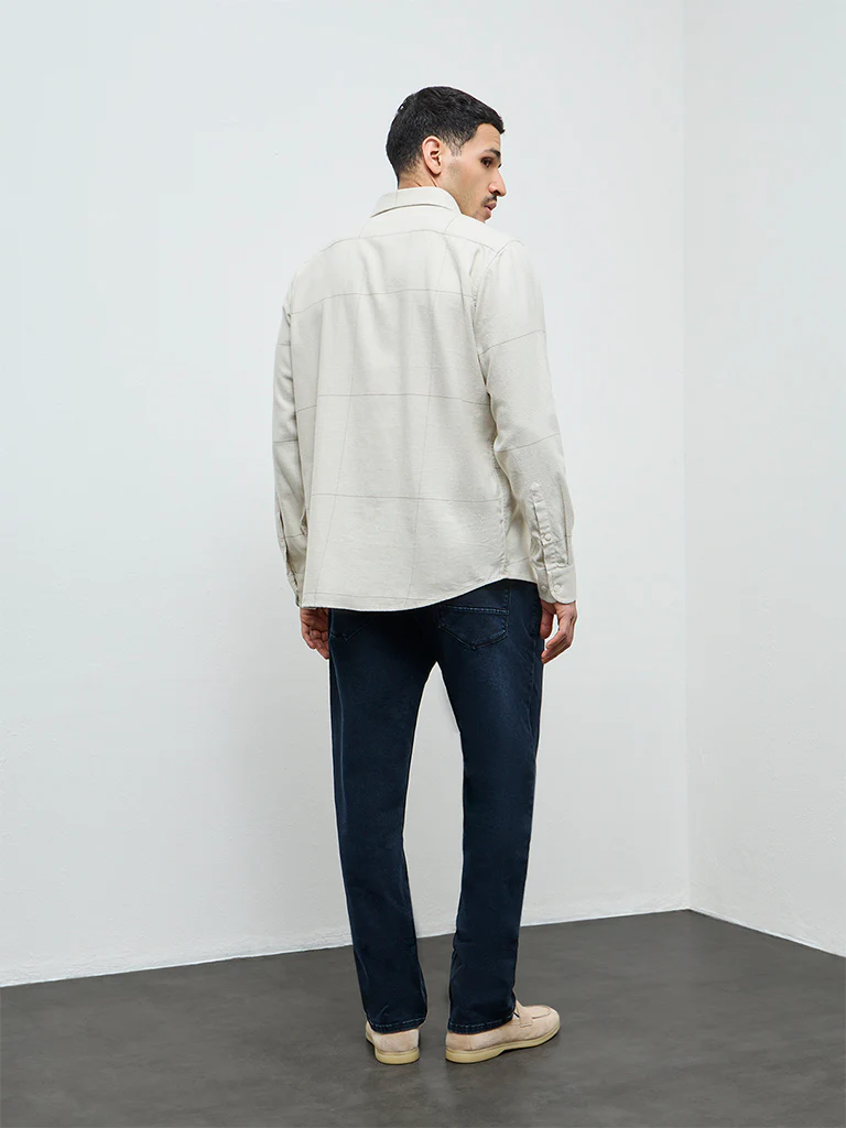 Ascot Blue Relaxed-Fit Mid-Rise Jeans - Image 4