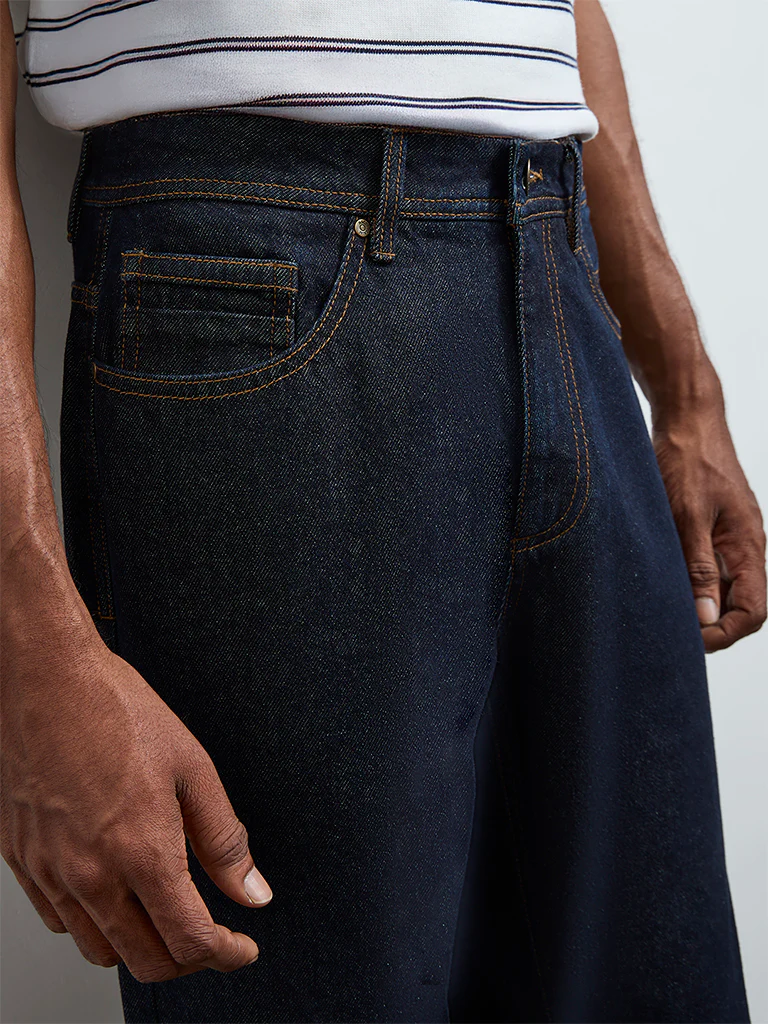 Ascot Indigo Relaxed-Fit Mid-Rise Jeans - Image 3