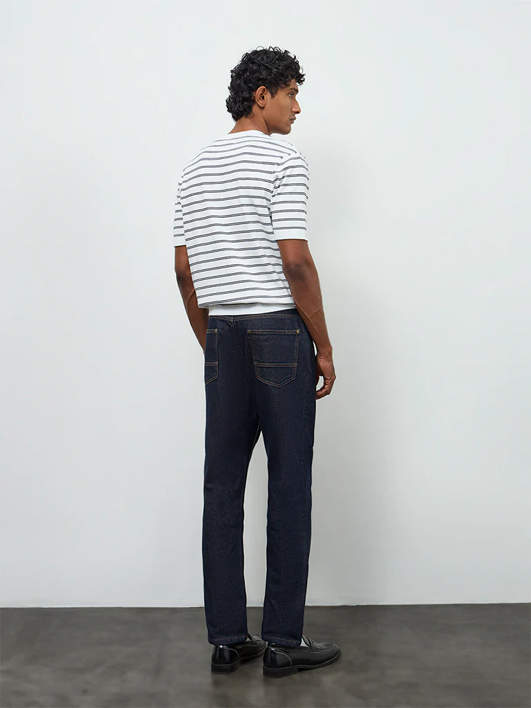 Ascot Indigo Relaxed-Fit Mid-Rise Jeans - Image 4