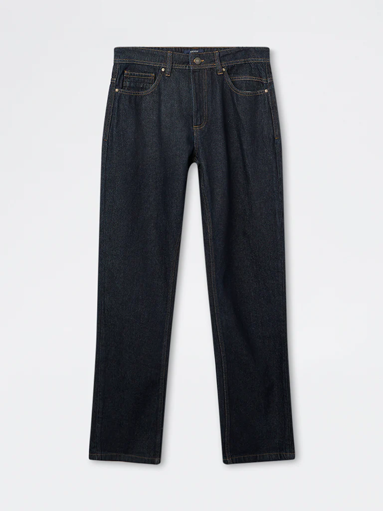 Ascot Indigo Relaxed-Fit Mid-Rise Jeans - Image 5