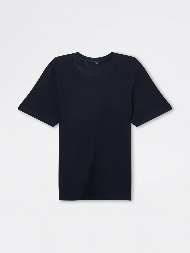 Ascot Navy Relaxed-Fit Cotton T-Shirt - Image 6