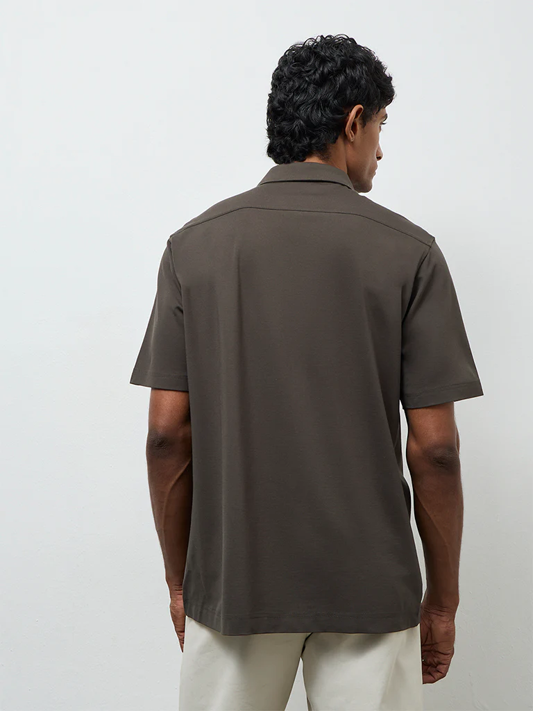 Ascot Olive Relaxed-Fit Shirt - Image 5