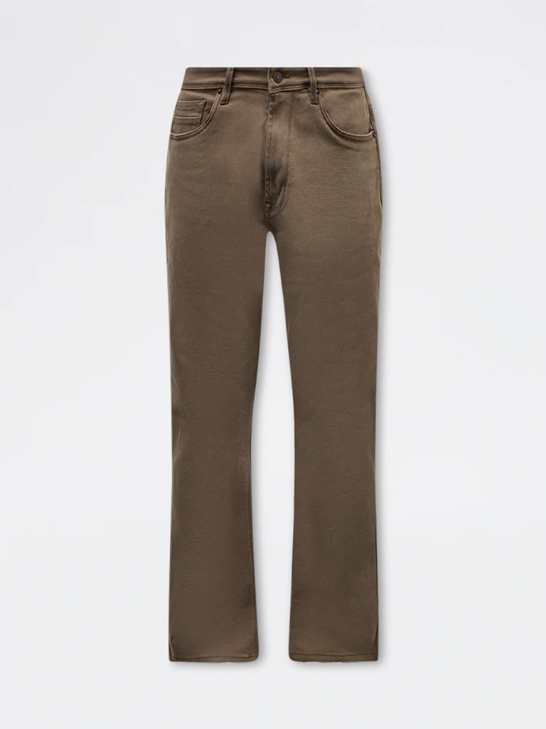 Ascot Taupe Relaxed-Fit Mid-Rise Jeans - Image 5