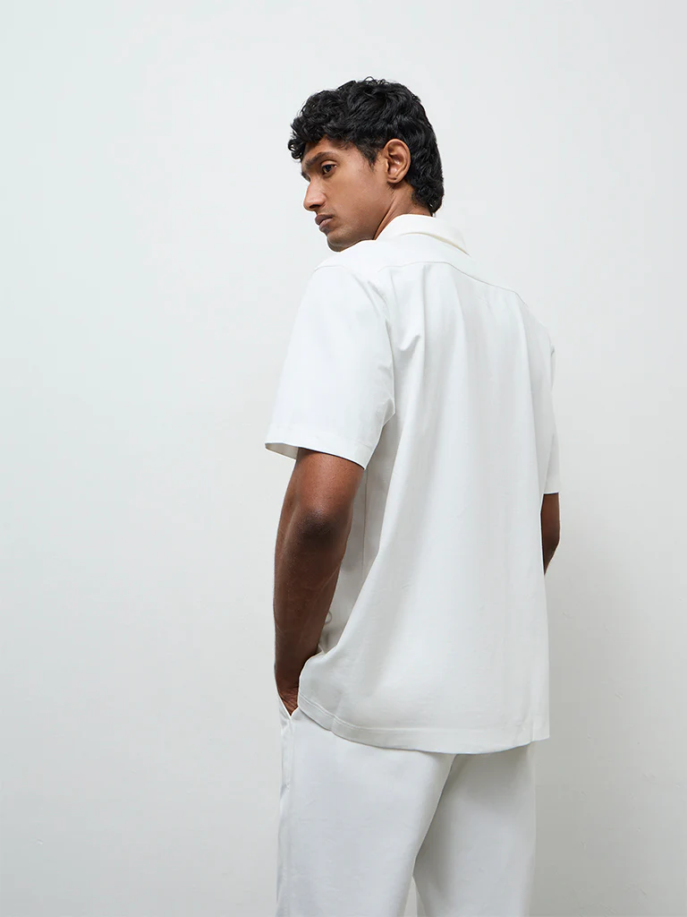 Ascot White Relaxed-Fit Shirt - Image 5