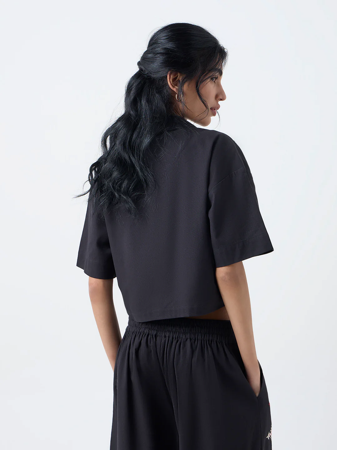 Bombay Paisley Black Embroidered Cotton-Blend Shirt - Image 4