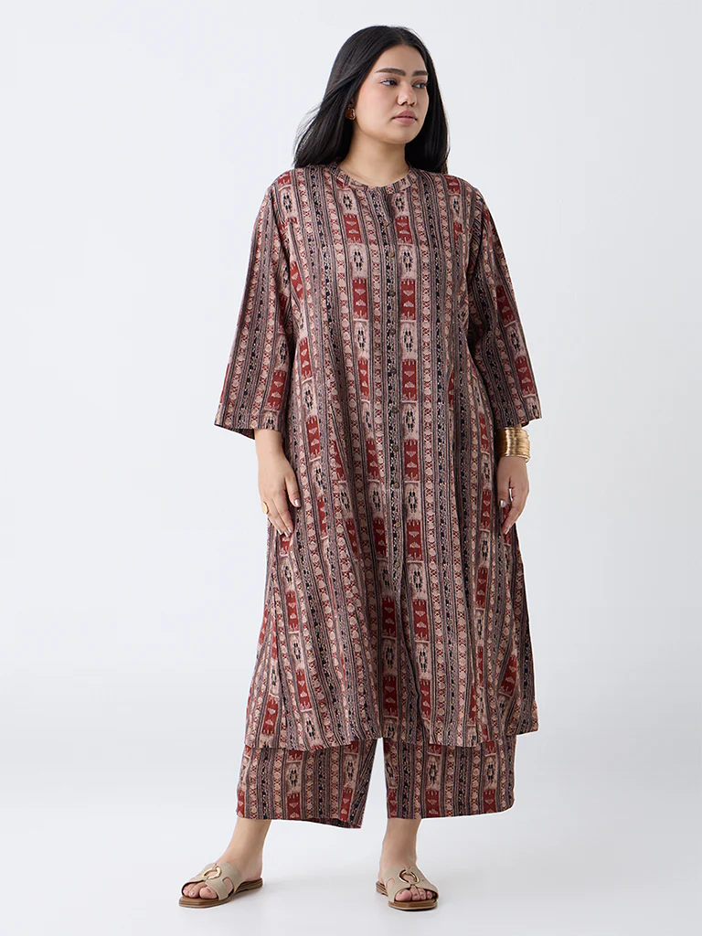 Diza Multicolour Printed Ethnic Pants - Image 2