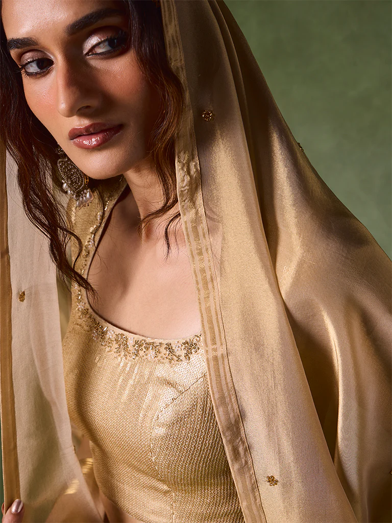 Embellished Blouse β Gold - Image 3