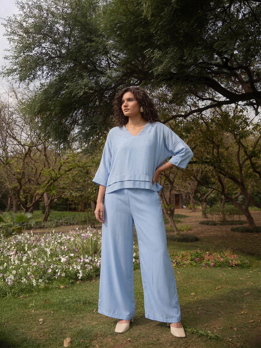 Embroidered Top β Blue - Image 5