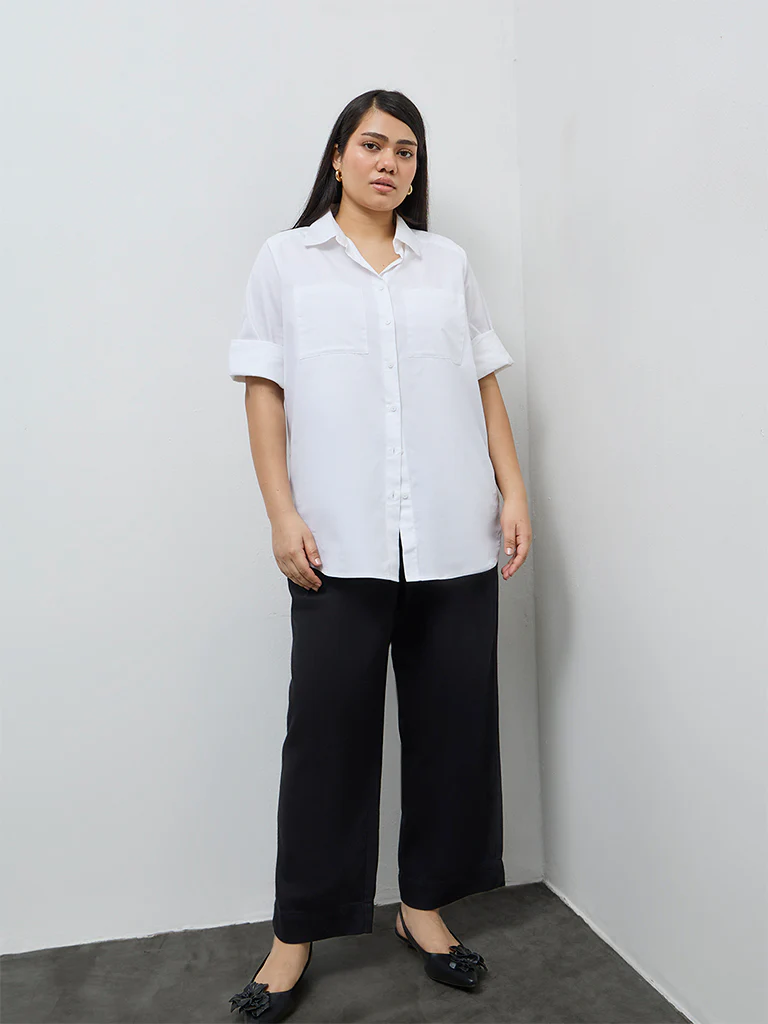 Gia Black High-Rise Denim Pants