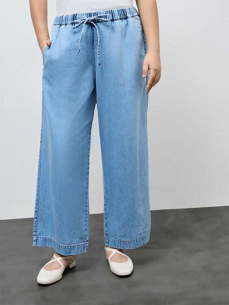 Gia Blue High-Rise Jeans - Image 2