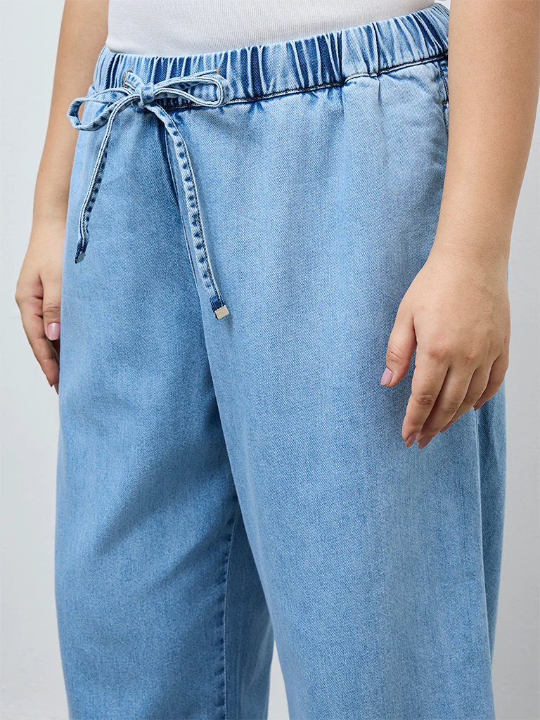 Gia Blue High-Rise Jeans - Image 3