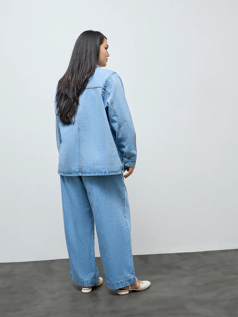 Gia Blue High-Rise Jeans - Image 4
