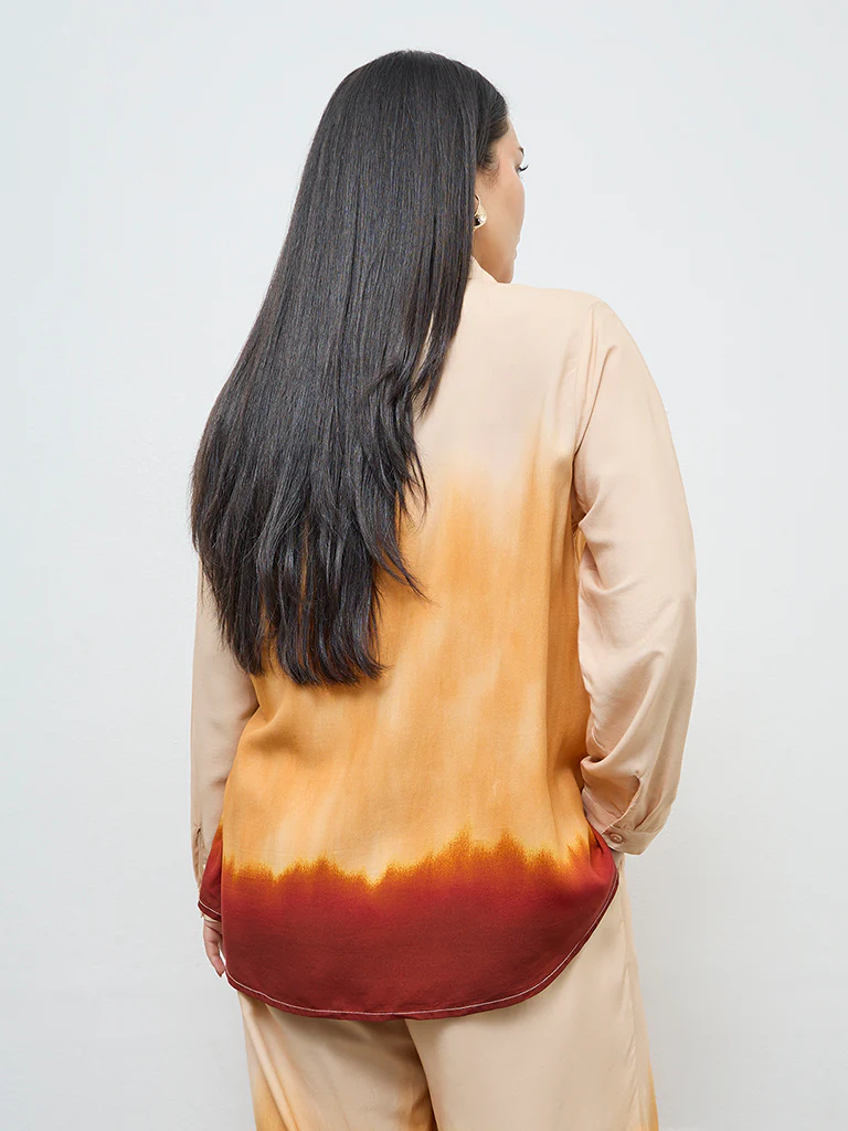 Gia Cream Tie-Dye Shirt - Image 4