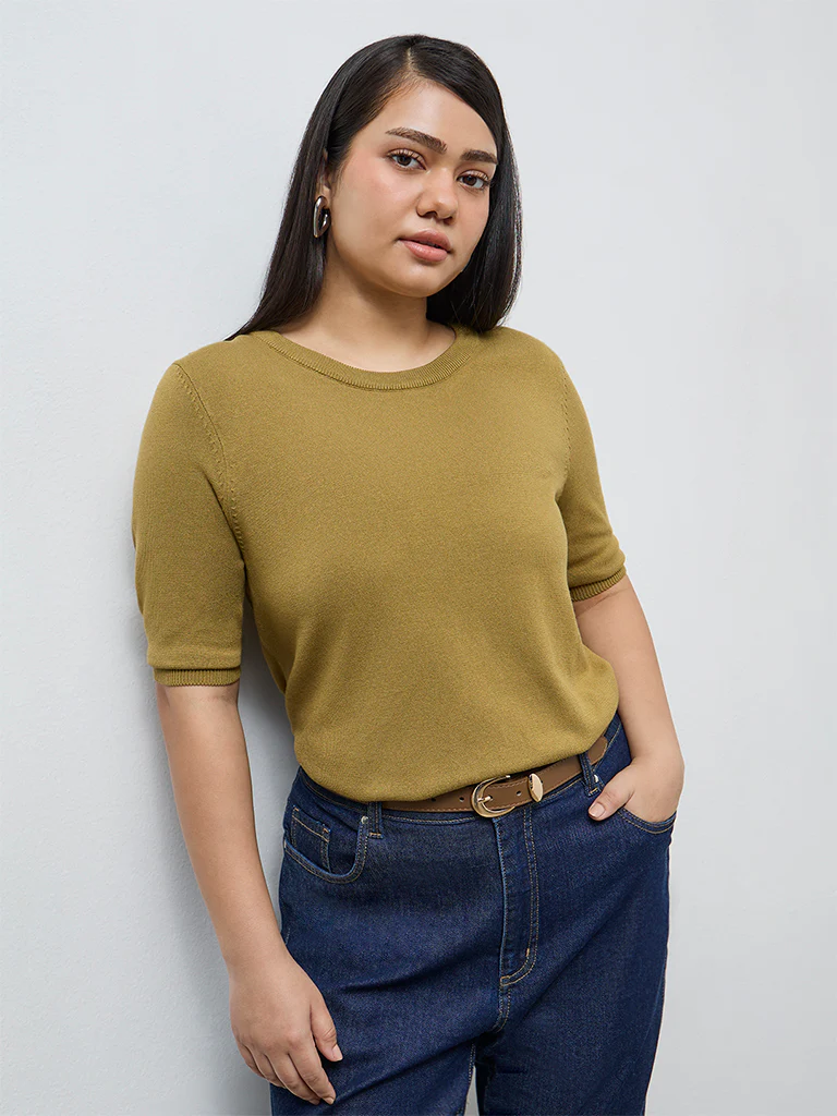 Gia Mustard Solid Top