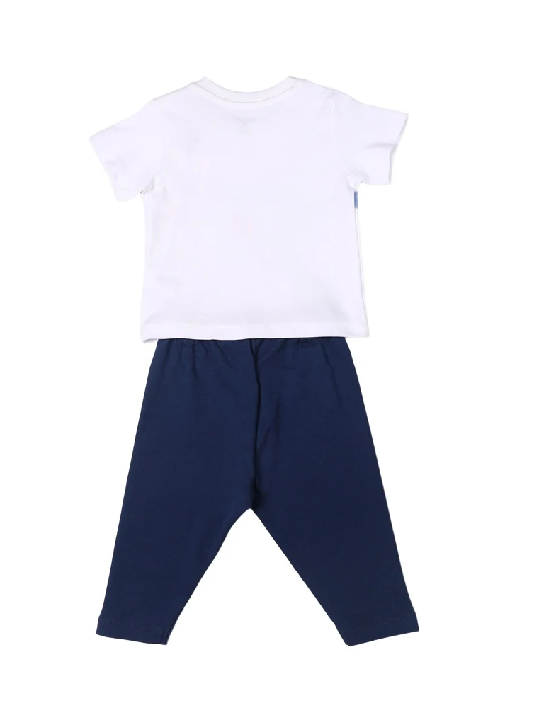 HOP Baby Boys Multicolour Printed Cotton T-Shirt and Pants Set - Exclusive - Image 3