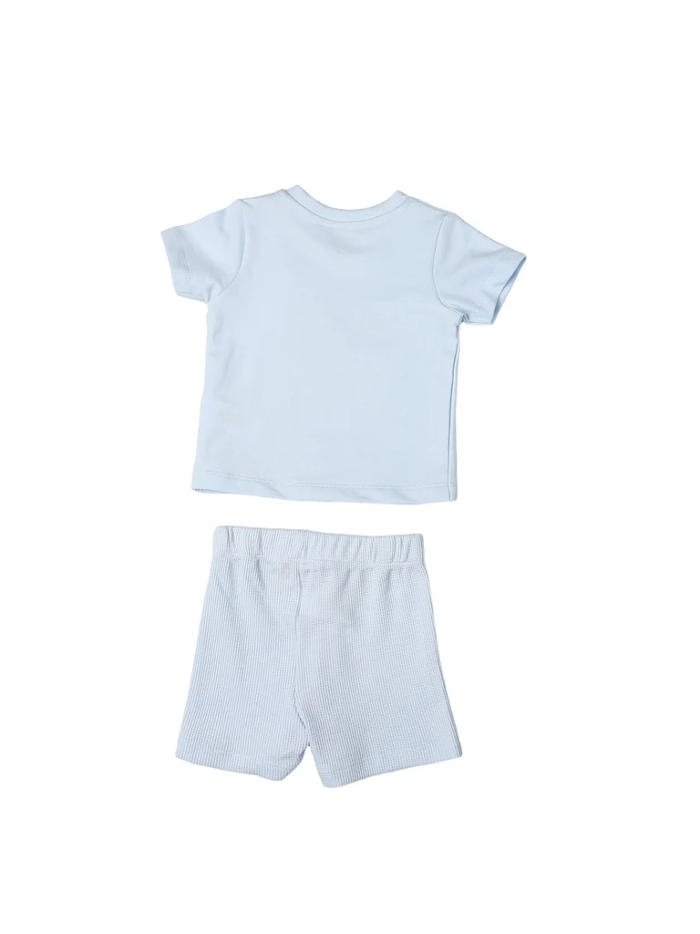 HOP Baby Boys Multicolour Printed Cotton T-Shirt and Shorts Set - Exclusive - Image 3
