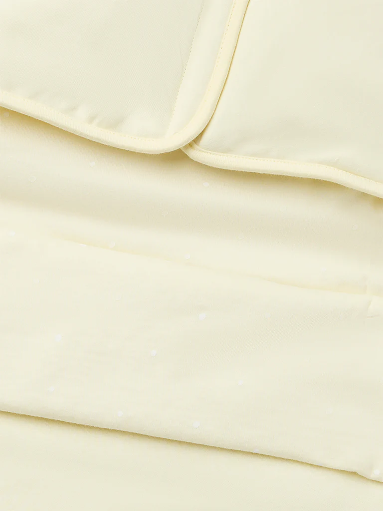 HOP Baby Boys Yellow Printed Cotton Sleeper Bag - Image 3