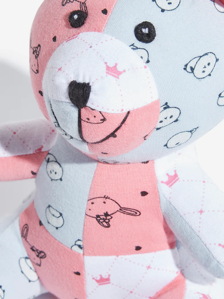 HOP Baby Girls Multicolour Bear Cotton Soft Toys - Pack of 2 - Image 3