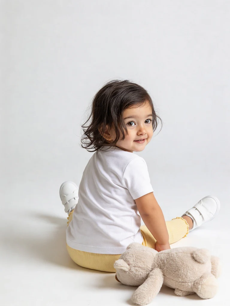 HOP Baby Girls Multicolour Floral Printed Cotton T-Shirt and Pants Set - Exclusive - Image 2
