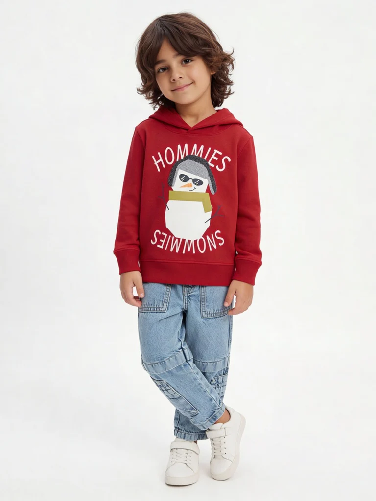 HOP Kids Boy Blue Faded Mid-Rise Jeans