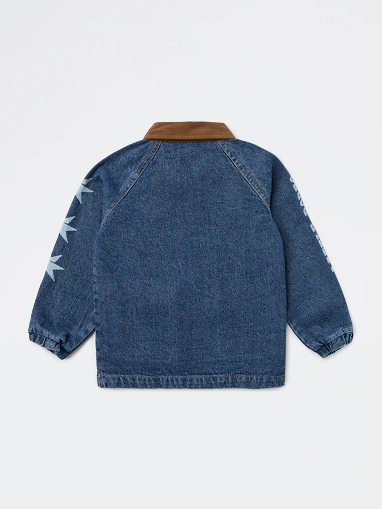 HOP Kids Boys Dark Blue Denim Jacket - Image 4
