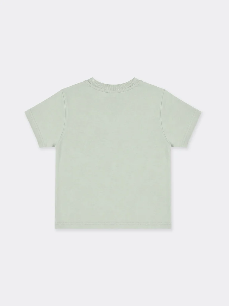 HOP Kids Boys Sage Printed Cotton T-Shirt - Image 4