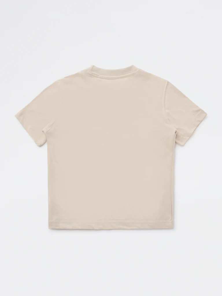 HOP Kids Boys Taupe Printed Cotton T-Shirt - Image 5