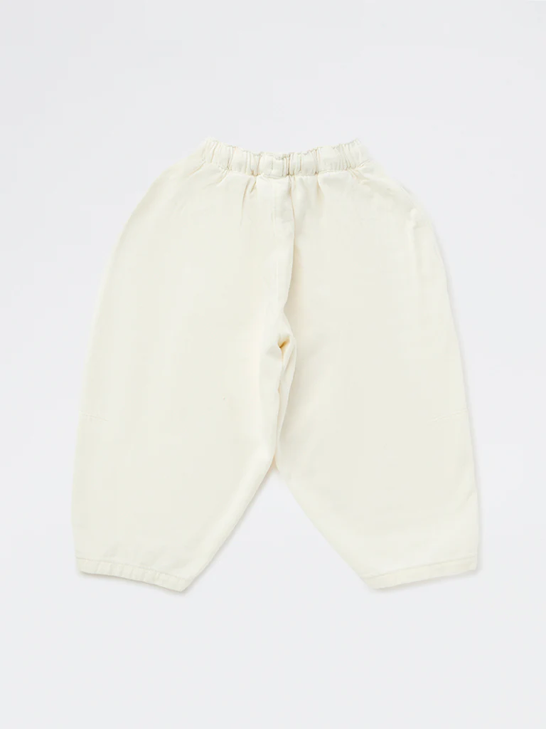 HOP Kids Girls Off-White High-Rise Relaxed-Fit Jeans - Image 4
