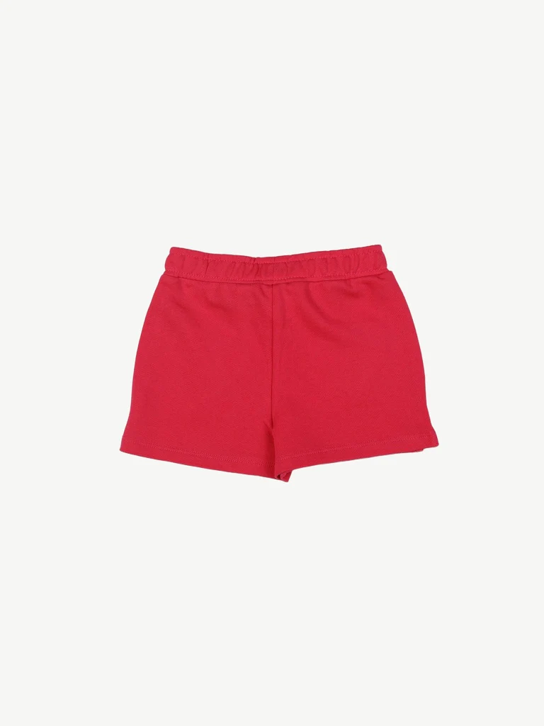 HOP Kids Girls Pink Heart Pocket Cotton Shorts - Image 5