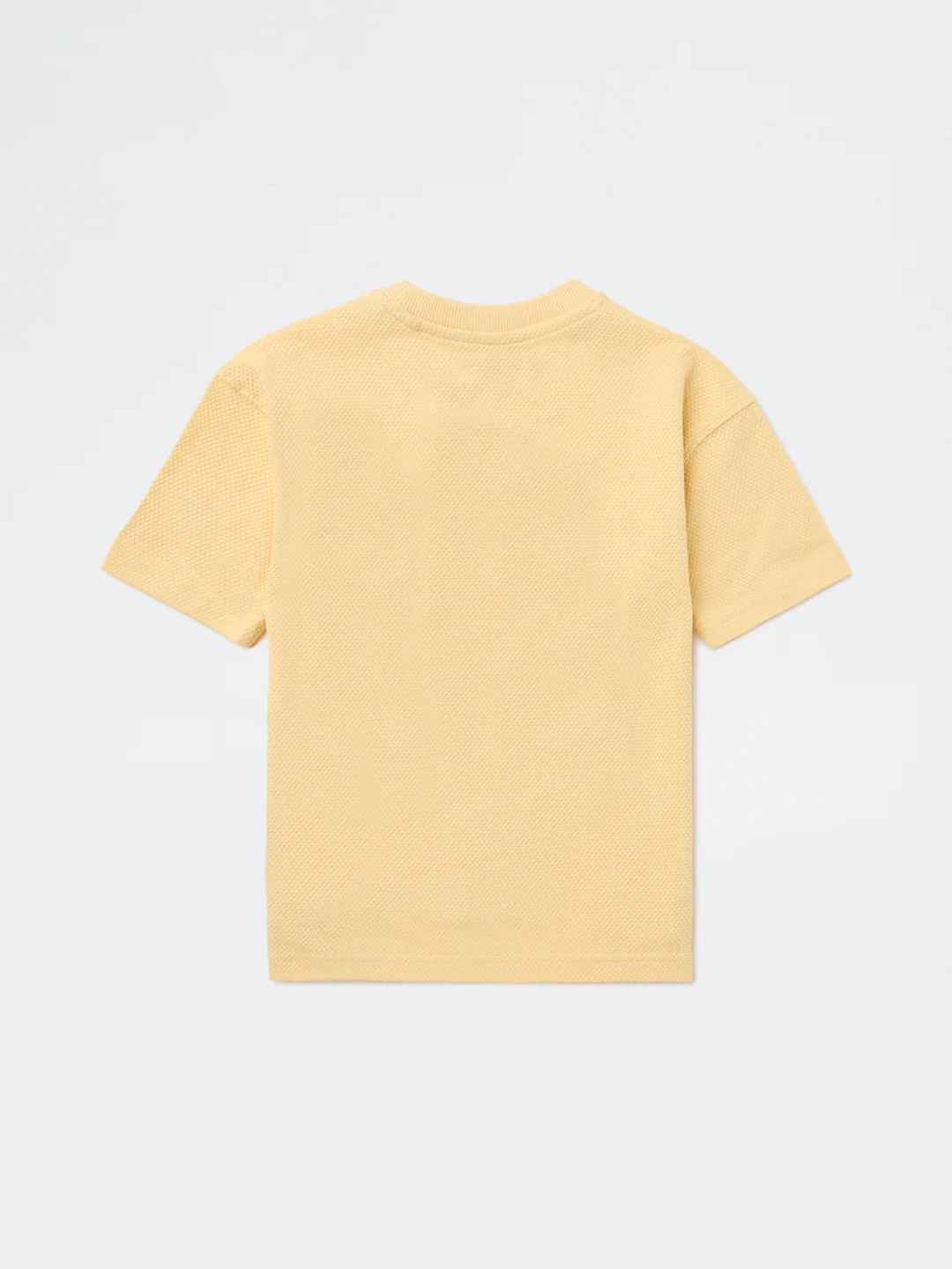 HOP Kids Yellow Printed Cotton T-Shirt - Image 4
