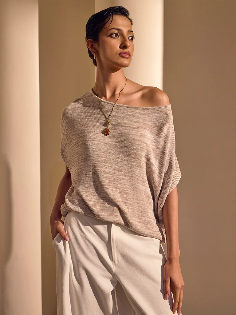 Knitted Top β Beige - Image 2