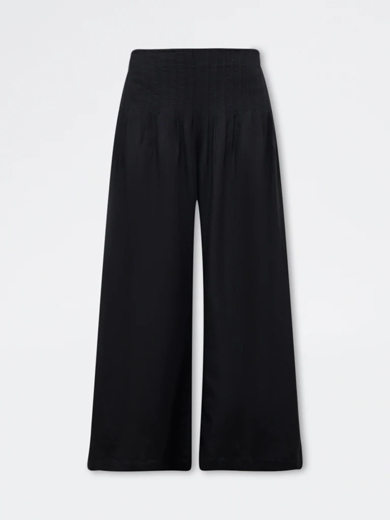 LOV Black High-Rise Flared Pants - Image 5
