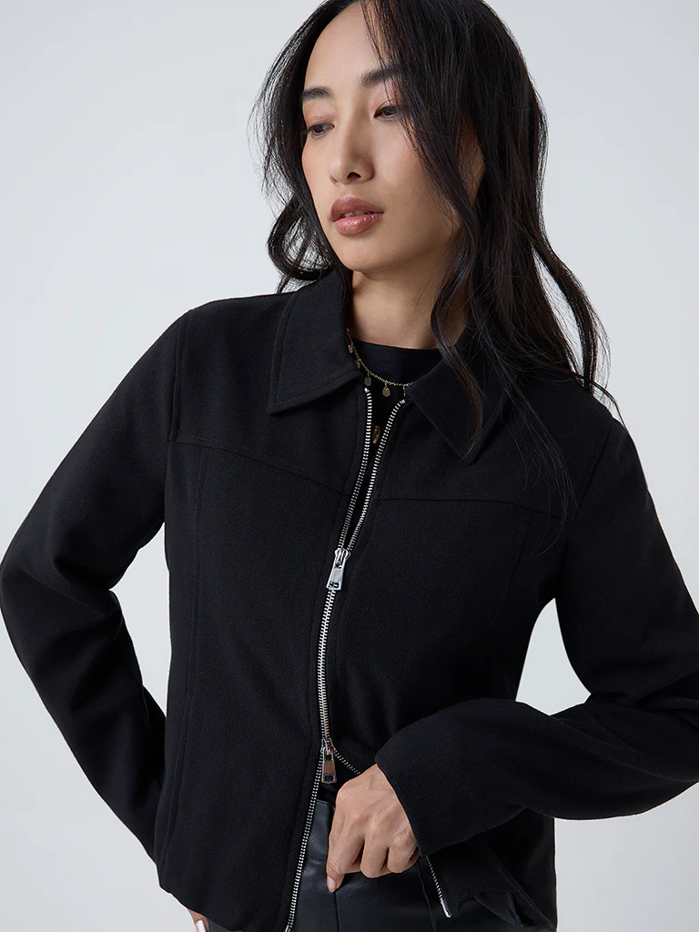 LOV Black Solid JacketĀ - Image 3