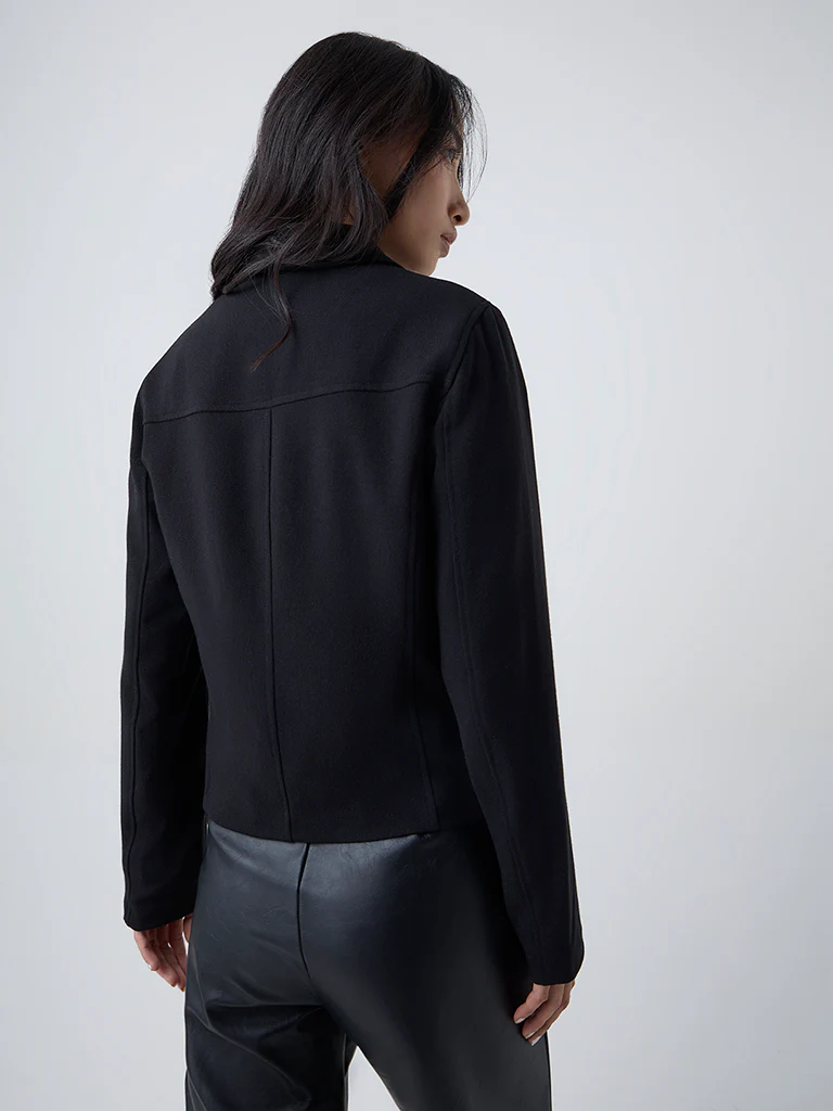 LOV Black Solid JacketĀ - Image 4