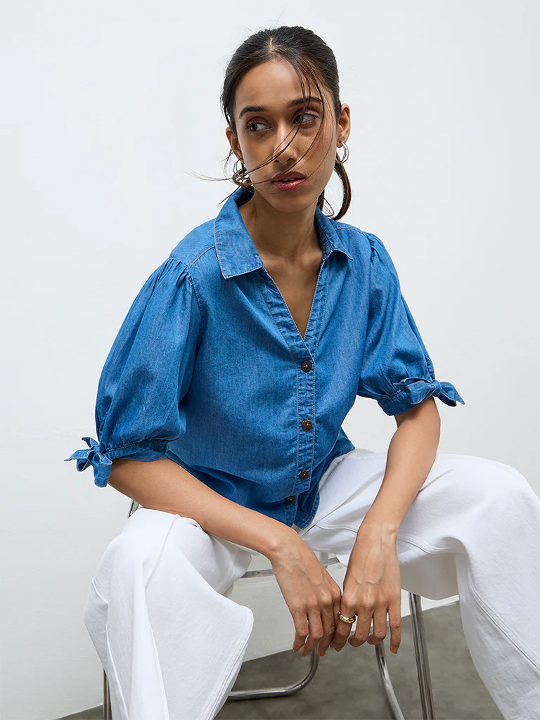 LOV Blue Denim Shirt