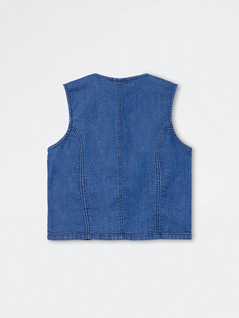 LOV Blue Denim Top - Image 6