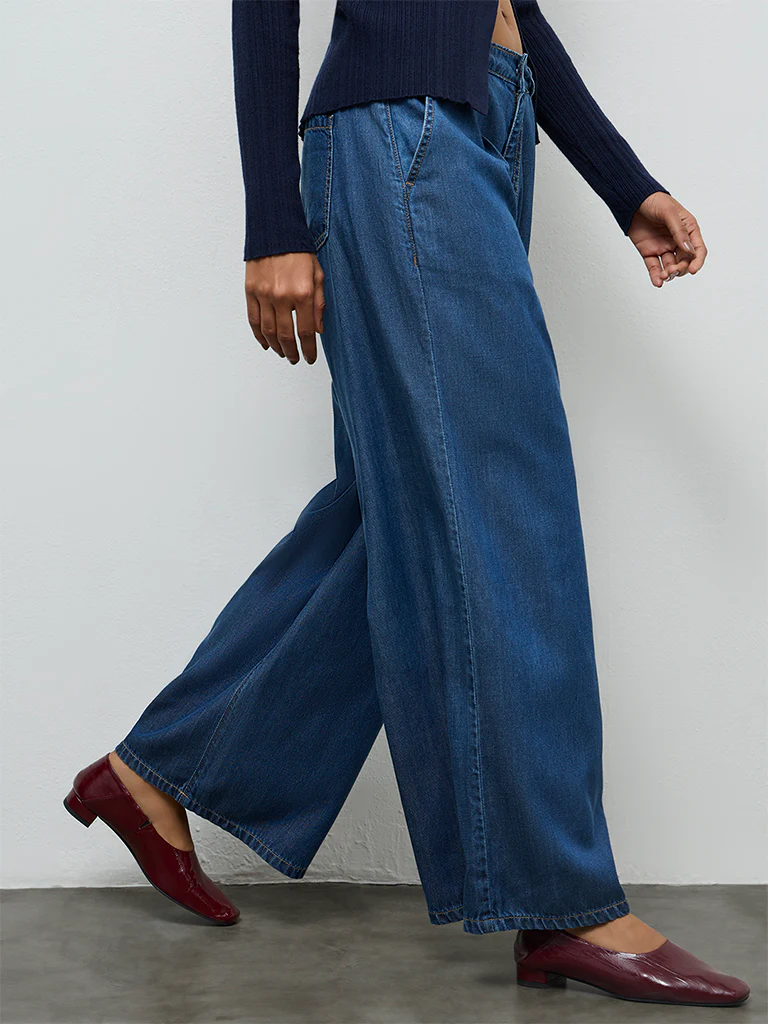 LOV Blue High Rise Jeans - Image 2