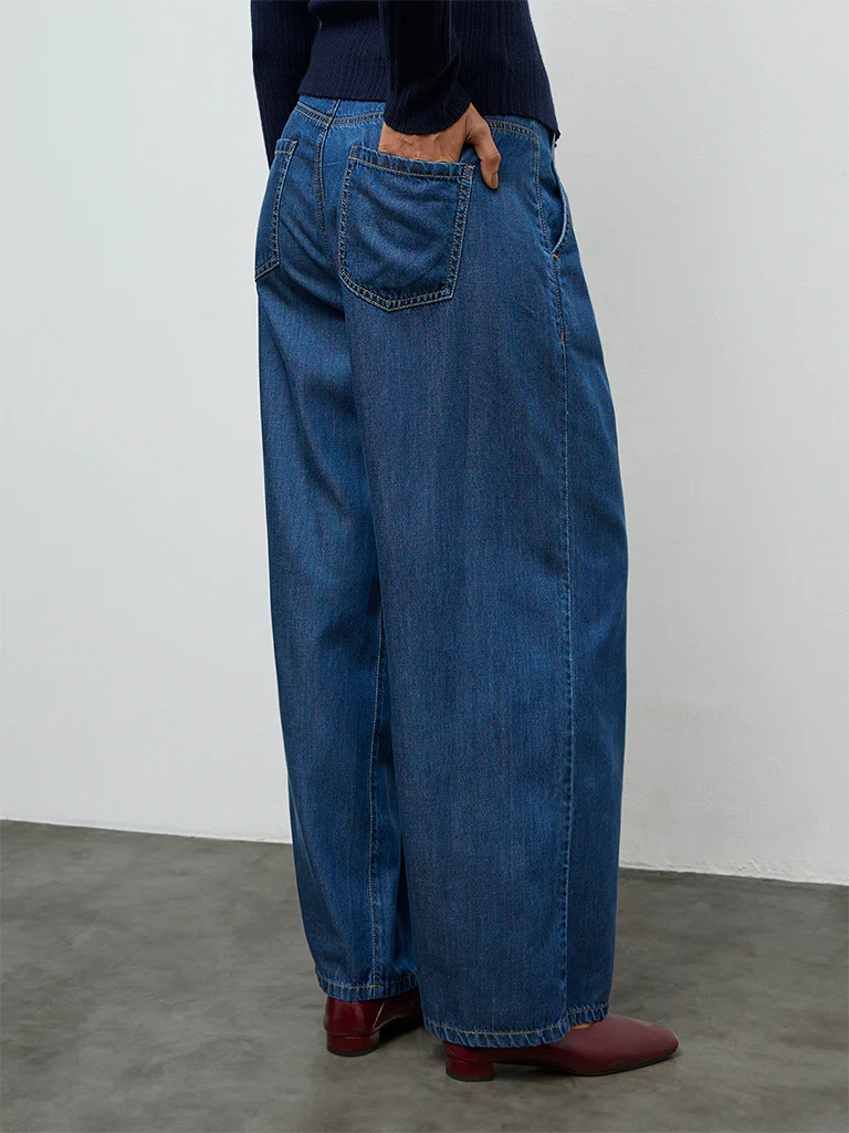 LOV Blue High Rise Jeans - Image 3