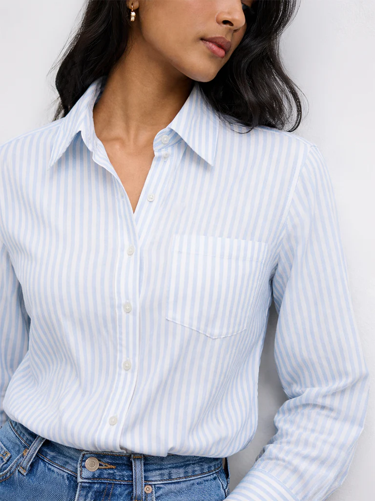 LOV Blue Striped Shirt - Image 3