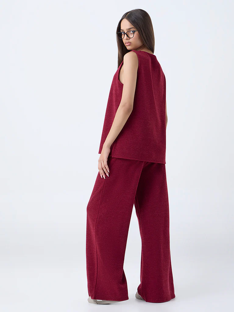LOV Burgundy Solid Top - Image 4