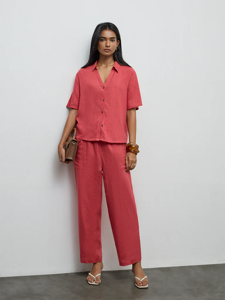 LOV Coral Solid Shirt - Image 2