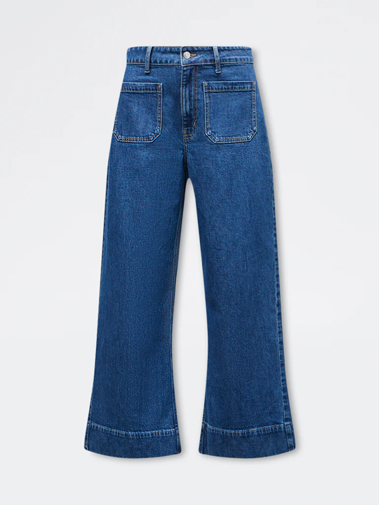 LOV Dark Blue High-Rise Jeans - Image 5