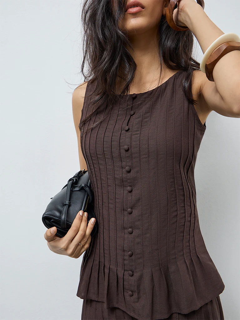 LOV Dark Brown Blend Top - Image 3