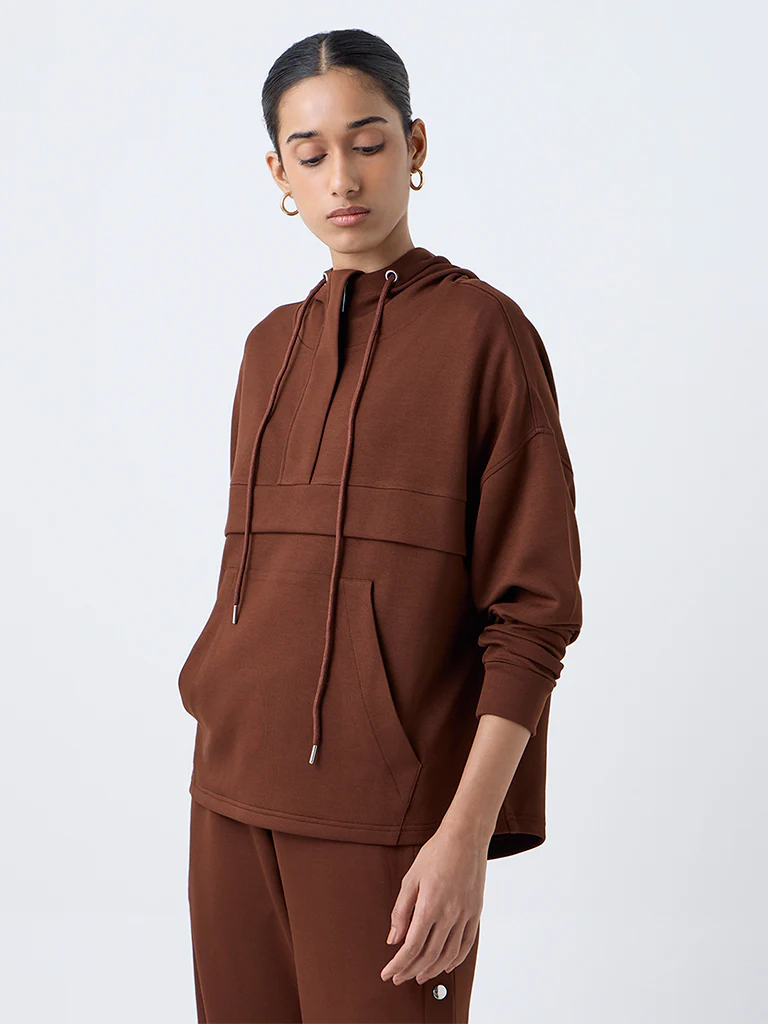 LOV Dark Brown Hoodie - Image 2