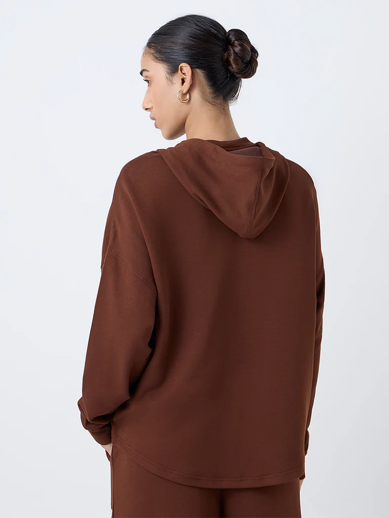 LOV Dark Brown Hoodie - Image 4
