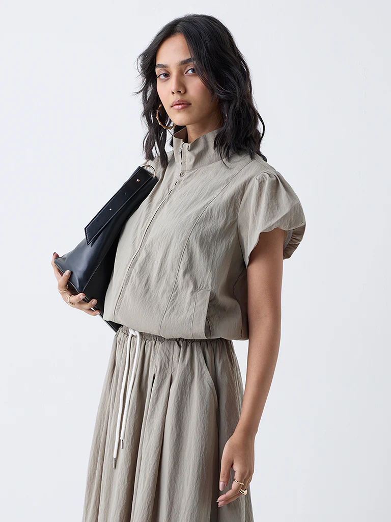 LOV Sage Solid Jacket-Online Exclusive - Image 2