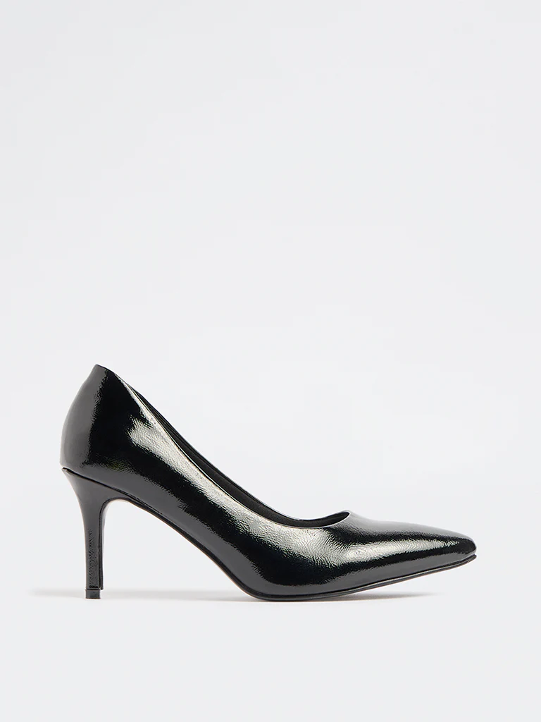 LUNA BLU Black Stiletto Pump Shoes - Image 2