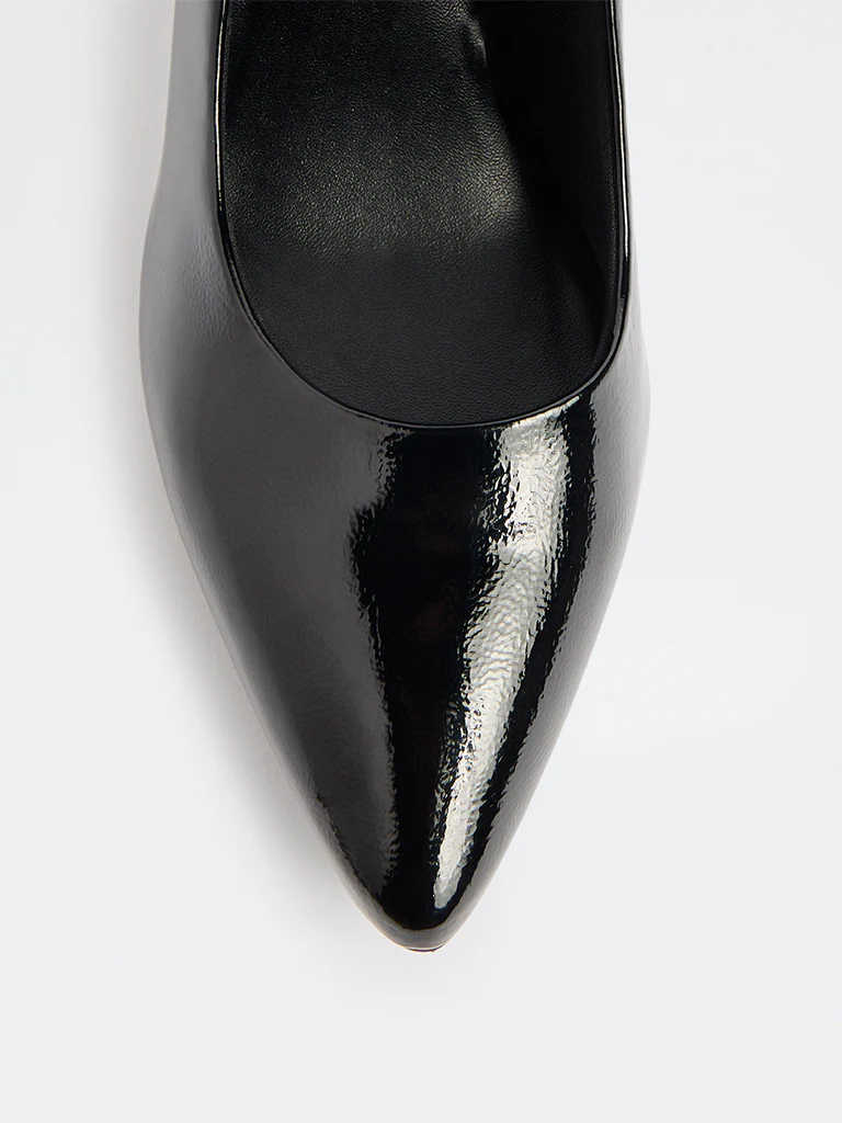 LUNA BLU Black Stiletto Pump Shoes - Image 4